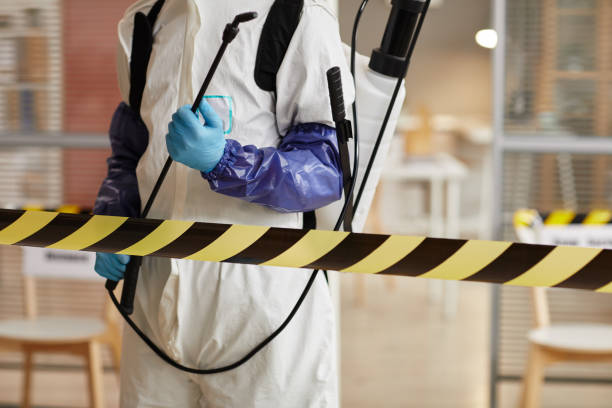 Professional Biohazard Cleanup technician working in Phoenix, NY